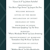 "Succulent Center" - Wedding Programs in Cactus by Jessica Williams - Detail