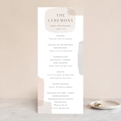 "Sculpture Garden" - Wedding Programs in Desert by Hooray Creative - Front