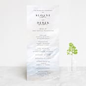 "wishful" - Wedding Programs in Tide by Kate Ahn - Front