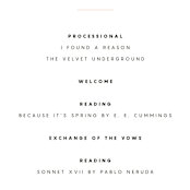 "Textured Dots" - Wedding Programs in Blush by Emily Sabol Goss - Detail