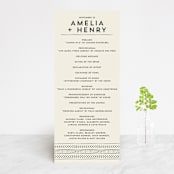 "mudcloth wedding" - Wedding Programs in Cream by Erin Deegan - Front