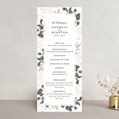 "Spring Botanicals" - Wedding Programs in Blush by Susan Moyal - Front