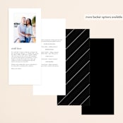 "first dance" - Wedding Programs in Champagne by Kasia Labocki - Back of Card Options