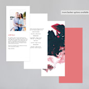 "living coral" - Wedding Programs in Coral by Phrosné Barwood - Back of Card Options