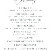 "Green leaf frame" - Wedding Programs in Limestone by Yaling Hou Suzuki - Detail
