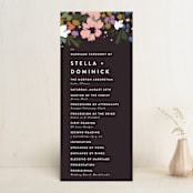 "spring dream" - Wedding Programs in Onyx by Angela Marzuki - Front
