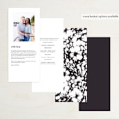 "spring dream" - Wedding Programs in Onyx by Angela Marzuki - Back of Card Options
