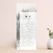 "torrone" - Wedding Programs in Cedar by chocomocacino - Front