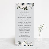 "Nantucket Romance" - Wedding Programs in Marine by Chris Griffith - Front