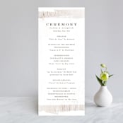 "Barnwood" - Wedding Programs in Ash by Hooray Creative - Front