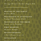 "romance in spring" - Wedding Programs in Olive by Angela Marzuki - Detail