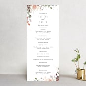 "Golden Hour" - Wedding Programs in Water Lily by Jennifer Wick - Front
