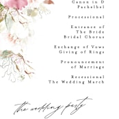 "Beautiful Spring" - Wedding Programs in Spring by Phrosné Barwood - Detail