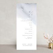 "Blueridge" - Wedding Programs in Ocean by Leah Bisch - Front