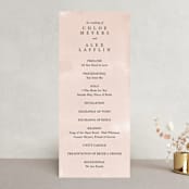 "Dust" - Wedding Programs in Sienna by Carrie ONeal - Front