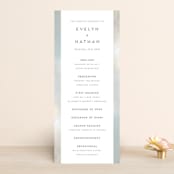 "Grounded in Love" - Wedding Programs in Porcelain by Nicole Walsh - Front