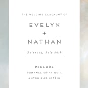 "Grounded in Love" - Wedding Programs in Porcelain by Nicole Walsh - Detail