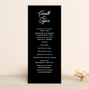 "our moment" - Wedding Programs in Tuxedo by Jill Means - Front