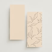 "un mariage photographique" - Wedding Programs in Mocha by Benita Crandall - Back of Card Options
