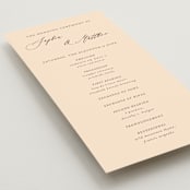 "un mariage photographique" - Wedding Programs in Mocha by Benita Crandall - Detail