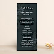 "Peaceful Garden" - Wedding Programs in Deep Sea by Jill Means - Front
