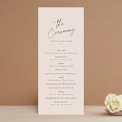 "hazelnut" - Wedding Programs in Fawn by chocomocacino - Front