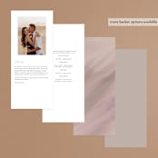 "hazelnut" - Wedding Programs in Fawn by chocomocacino - Back of Card Options