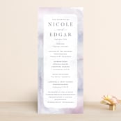"Lavender fields" - Wedding Programs in Lavender by Hooray Creative - Front