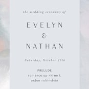 "Evelyn" - Wedding Programs in Capri by Nicole Walsh - Detail