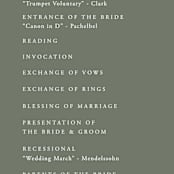 "Modern Bookmark" - Wedding Programs in Cactus by Jill Means - Detail