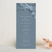 "Wonderful Tonight" - Wedding Programs in Neptune by Creo Study - Front