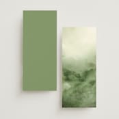 "Great Outdoors" - Wedding Programs in Forest by Petra Kern - Back of Card Options