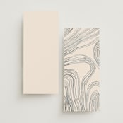 "Rings" - Wedding Programs in Natural by Alethea and Ruth - Back of Card Options