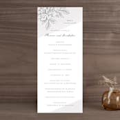 "Loving" - Wedding Programs in Cloudy by Paper Raven Co. - Front