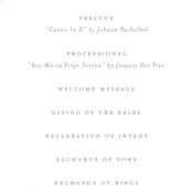 "Loving" - Wedding Programs in Cloudy by Paper Raven Co. - Detail