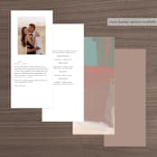 "gallery" - Wedding Programs in Mojito by Lindsay Megahed - Back of Card Options