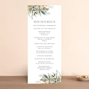 "Wedding Festive" - Wedding Programs in Frost by Chris Griffith - Front