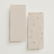 "the arch" - Wedding Programs in Stone by Elly - Back of Card Options