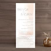 "kirsch" - Wedding Programs in Sand by chocomocacino - Front
