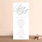 "By Your Side" - Wedding Programs in Crest by Design Lotus - Front