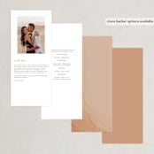 "Watercolor dune" - Wedding Programs in Desert by Yuliya Evseeva - Back of Card Options