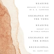 "Watercolor dune" - Wedding Programs in Desert by Yuliya Evseeva - Detail