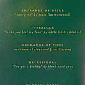 "Forest Love" - Wedding Programs in Forest by Simona Camp - Detail