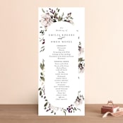 "iliya" - Wedding Programs in Bordeaux by Itsy Belle Studio - Front