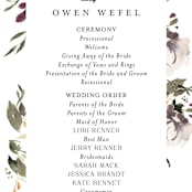 "iliya" - Wedding Programs in Bordeaux by Itsy Belle Studio - Detail
