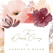 "autumn fest" - Wedding Programs in Autumn by Phrosné Barwood - Detail