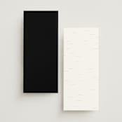 "Macaron" - Wedding Programs in Snow by Nicoletta Savod - Back of Card Options