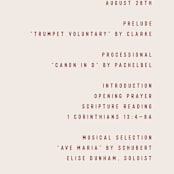 "Millennial" - Wedding Programs in Rose by Hooray Creative - Detail