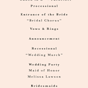"SoHo" - Wedding Programs in Blush by Hudson meet Rose - Detail