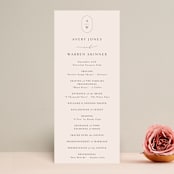 "Everlasting" - Wedding Programs in Latte by Jennifer Postorino - Front
